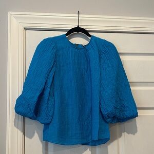 Small Marie Oliver Blue Top